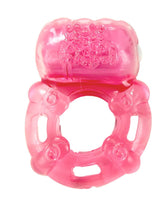 Super Stud Orgasmix Mens Vibrating Cock Ring Pink Cock Rings